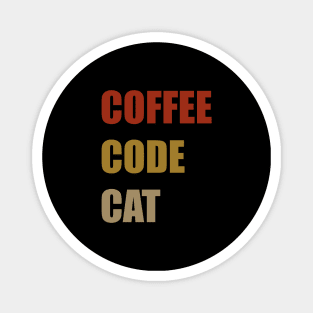 COFFEE CODE CAT Magnet